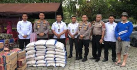 Semen Padang Salurkan Bantuan untuk Korban Kebakaran Asrama SPN Polda Sumbar