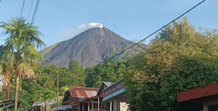 Pos Pengamatan Laporkan Aktivitas Vulkanik Meningkat di Gunung Karangetang