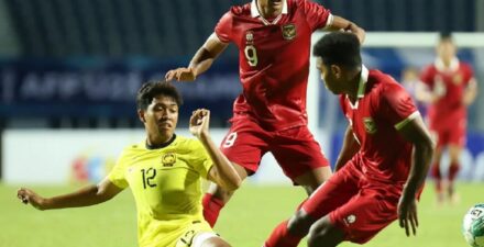 Timnas Indonesia U-23 vs Malaysia.