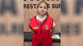 Jan Hwa Diana tersangka diduga gelapkan ratusan ijazah