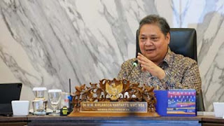 Menko Perekonomiaan Airlangga Hartarto.