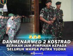 Danmenarmed 2 Kostrad Berikan Jam Pimpinan kepada Seluruh Warga Menarmed 2 Kostrad