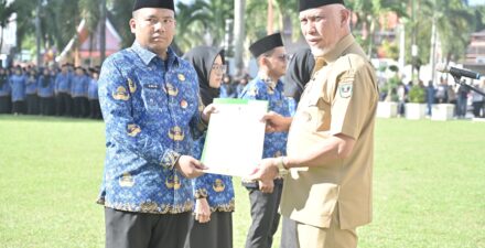 1.475 ASN Baru Resmi Diangkat, Gubernur Mahyeldi: ASN Itu Pelayan dan Pemersatu Bangsa