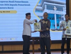 Wako Payakumbuh Zulmaeta Terima LHP Atas LKPD Tahun Anggaran 2024 Dari BPK RI Sumbar