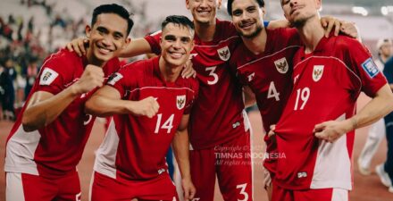 Timnas Indonesia kala berlaga.