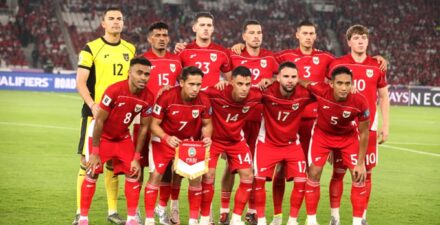 Timnas Indonesia kala berlaga.