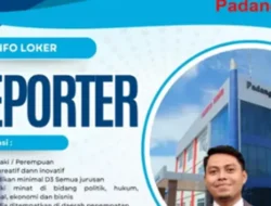 Padang TV Buka Lowongan Kerja Reporter, Yuk Segera Daftar!
