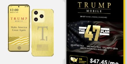 Trump Mobile Resmi Diluncurkan, Ponsel Emas T1 Siap Edar September