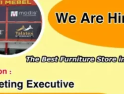HOKI MEBEL Buka Lowongan Marketing Executive, Cek Syarat dan Lokasinya!