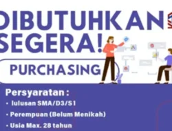 PT Surya Tunggal Kharisma Buka Lowongan Purchasing di Pekanbaru