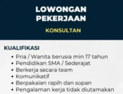 Lowongan Konsultan di PT. Global Lux Indonesia, Segera Daftar!