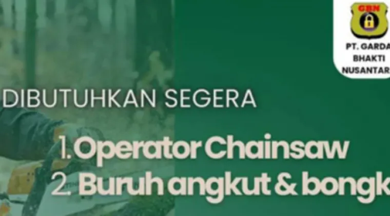 Kerja Lapangan dengan Gaji Menjanjikan! Cek Lowongan PT. Garda Bhakti Nusantara Juni 2025.