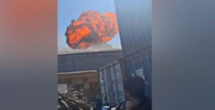 Kebakaran hebat melanda gudang tiner