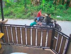 Rekaman CCTV Ungkap Aksi Begal Motor di Tanjung Senang