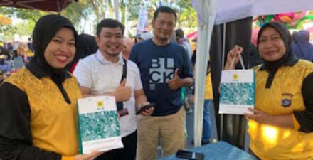 PLN UP3 Padang ikut meriahkan acara marandang 1000 kg.