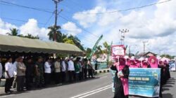 Ribuan warga Kabupaten Pulang Pisau memadati Lapangan Handep Hapakat, Kecamatan Kahayan Hilir, Jumat (27/6/2025), untuk mengikuti Pawai Akbar 1 Muharram 1447 Hijriah