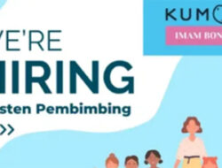 Lowongan Asisten Pembimbing Kumon Padang, Cocok untuk Lulusan Baru!