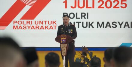 Peringatan Hari Bhayangkara ke-79.