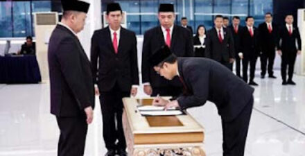 Menteri Nusron lantik pejabat baru eselon II Kementerian ATR/BPN.