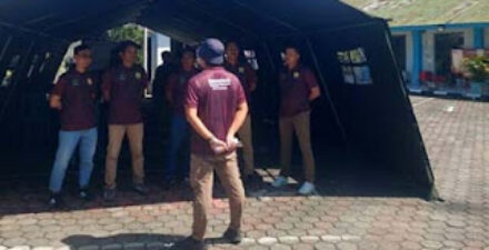 Simulasi tanggap darurat PLN UP3 Padang dengan BPBD Padang.