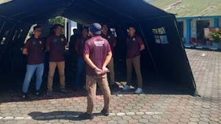 Simulasi tanggap darurat PLN UP3 Padang dengan BPBD Padang.