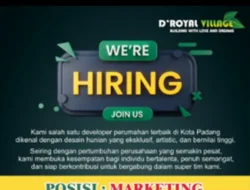 D’Royal Village Buka Lowongan Marketing, Banyak Bonus & Komisi Menanti!