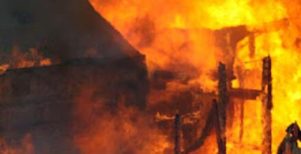 Rumah di Rawa Kuning Terbakar, Diduga Karena Kompor Ditinggal Menyala