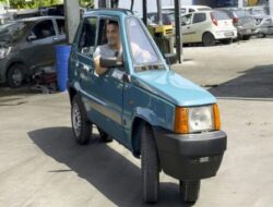 Kreator Italia Ubah Fiat Panda Jadi Mobil Paling Tipis di Dunia