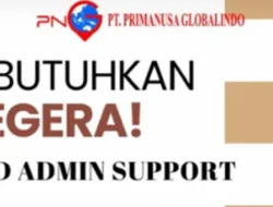 PT. PRIMANUSA GLOBALINDO Buka Lowongan HRD Admin Support di Pekanbaru
