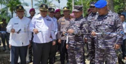 Lantamal II Padang Rampungkan Revitalisasi Irigasi