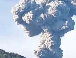 Kolom Abu Marapi Capai 1.600 Meter, Warga Diminta Waspada