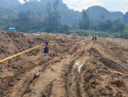 Polsek Sangir Batang Hari Segel Lokasi Tambang Liar