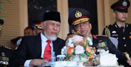 Gubernur Sumbar Mahyeldi dan Kapolda Irjen Pol Gatot Tri Suryanta