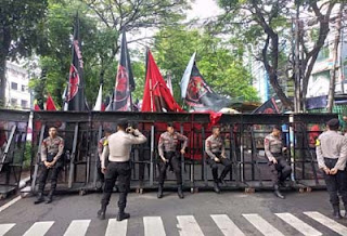 Sebanyak 916 polisi mengawal sidang tuntutan Hasto Kristiyanto.