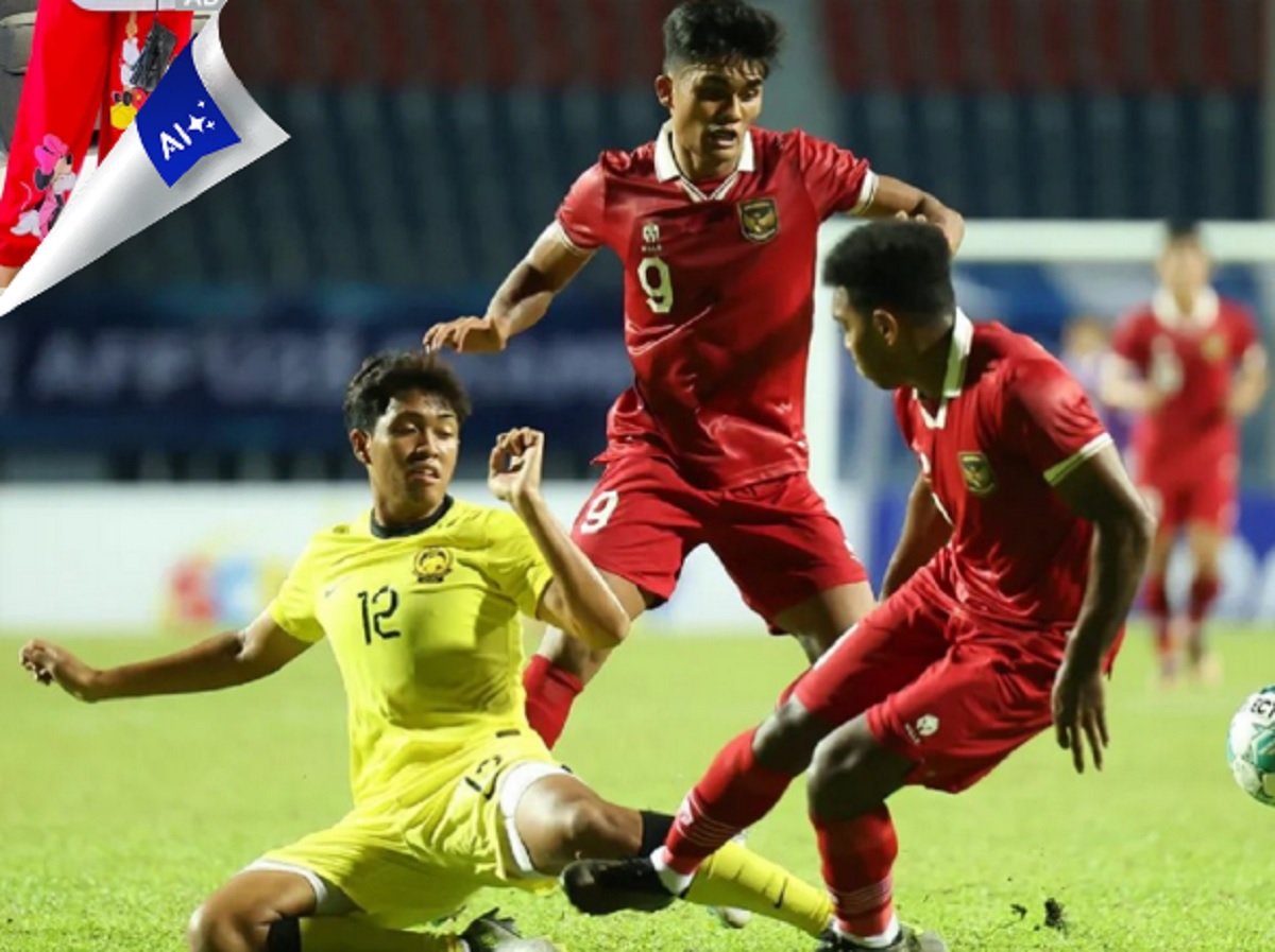 Timnas Indonesia U-23 saat bertemu Malaysia U-23 di Piala AFF U-23 2023.