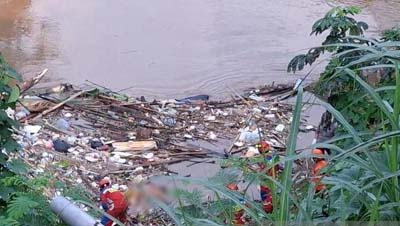 Mayat dalam kondisi tanpa kepala ditemukan di Kali Ciliwung Pancoran