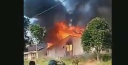 Asap Hitam Selimuti SPN Lido Akibat Kebakaran