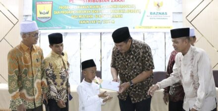 Program Zakat Produktif dan Santunan Kesehatan Baznas Selaras Satu Rumah Satu IRT di Kota Pariaman