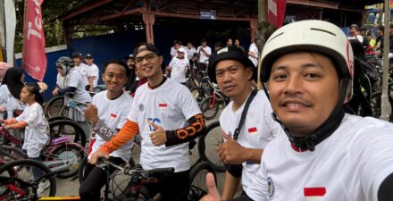 BRI Rantauprapat Ikuti Gowes Dies Natalis ke-27 Universitas Labuhanbatu