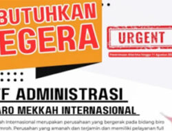 Lowongan Staff Administrasi PT Umaro Mekkah Internasional, Khusus Domisili Padang