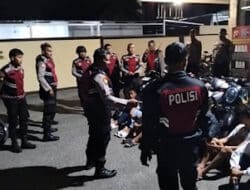 Patroli Mobile Polres Solok Tertibkan Knalpot Bising dan Tawuran