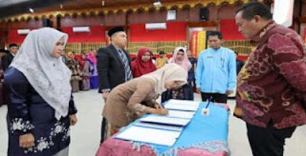 104 Pejabat Pemko Pariaman Resmi Dilantik Yota Balad