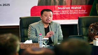Menteri Agraria dan Tata Ruang/Kepala Badan Pertanahan Nasional (ATR/BPN), Nusron Wahid.