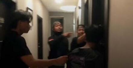 Tim Buser menggerebek salah satu hotel yang diduga jadi tempat persembunyian pelaku begal