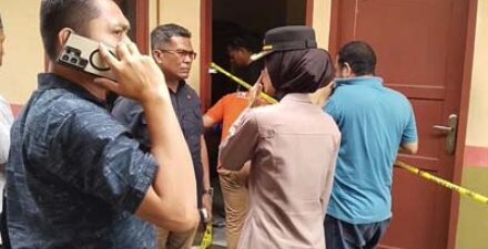 Warga di Jalan Tamtama, Kota Binjai, Sumatera Utara digemparkan penemuan mayat wanita