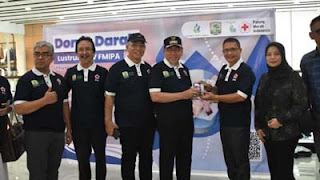 Wawako Maigus Nasir hadir di Lustrum XIV FMIPA Unand.