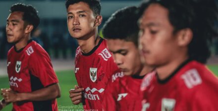 Timnas Indonesia U-23 kala berlaga.