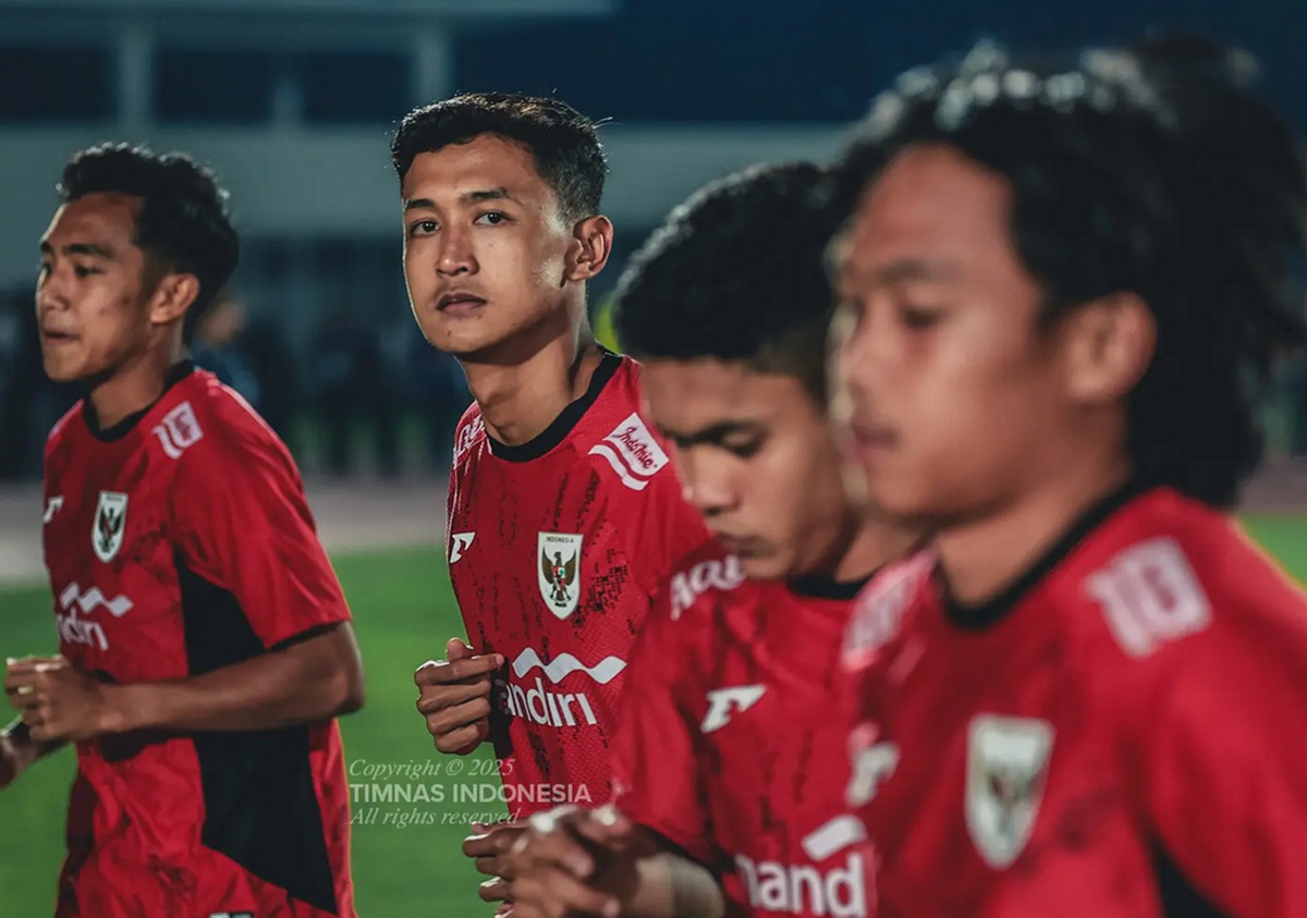 Timnas Indonesia U-23 kala berlaga.