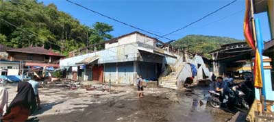 Pasar Silungkang Sawahlunto tebakar