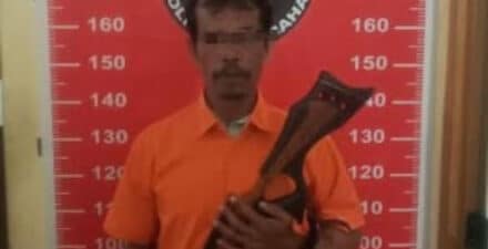 Polisi menahan pria berinisial LH setelah menembak tetangganya